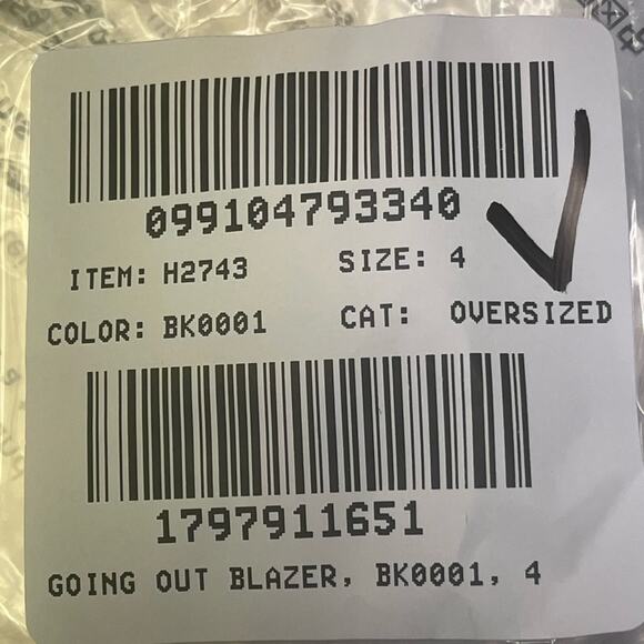 J. Crew Going Out Blazer In Stretch Twill Black Size 4 NWT - Picture 12 of 12